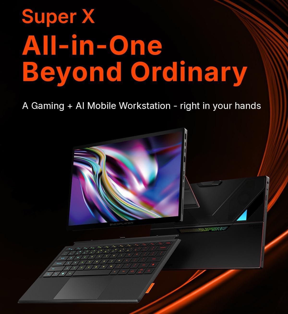 OneXPlayer Super X - KI-Workstation KI/3D-Profi stoppt Engpass TGP/TDP