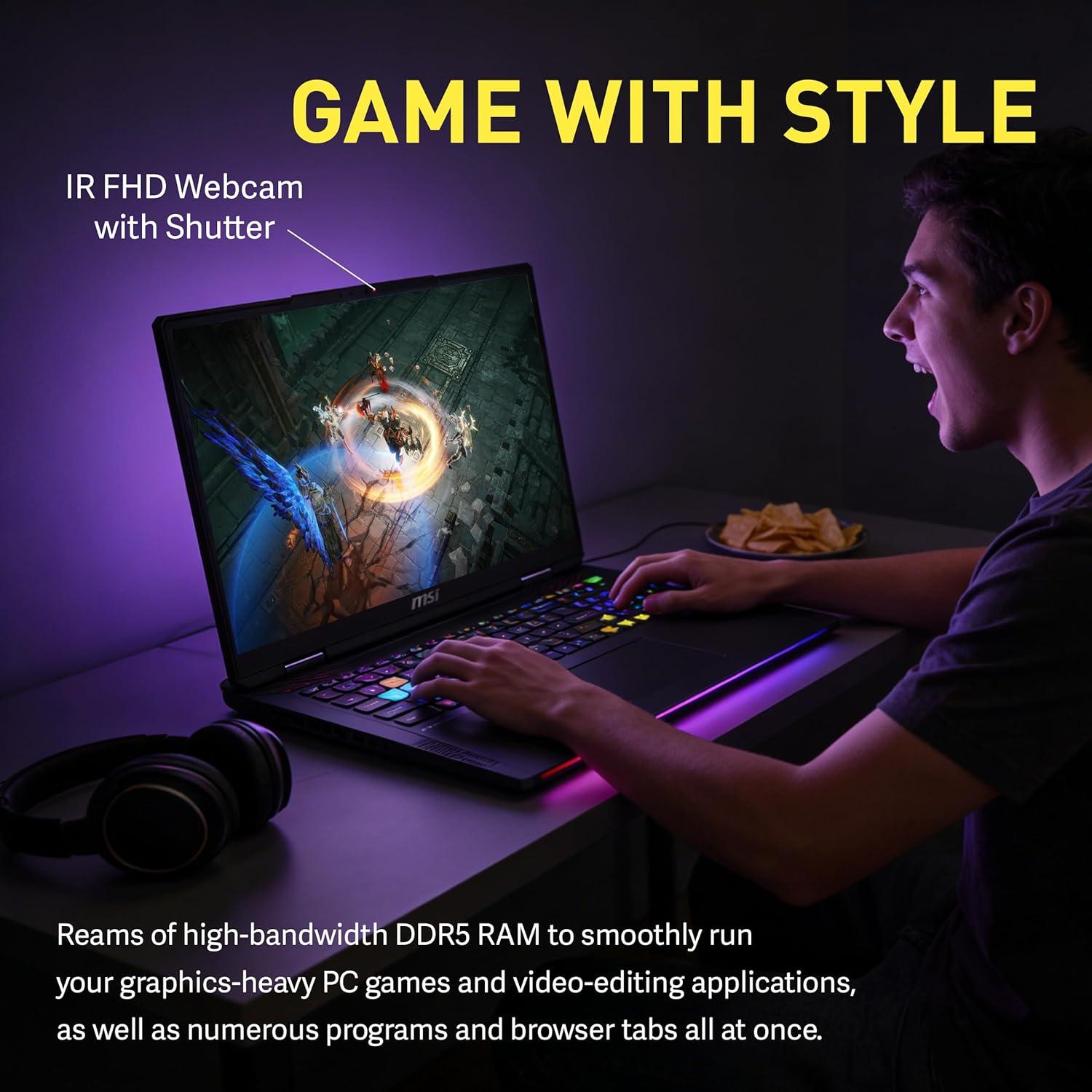 MSI Raider - KI-Workstation, Max. Rechenpower, Engpass-löser (TGP/TDP)