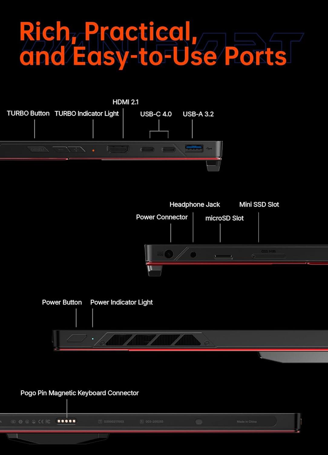 OneXPlayer Super X - KI-Workstation KI/3D-Profi stoppt Engpass TGP/TDP